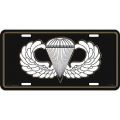 LICENSE PLATE - ARMY , AIRBORNE WINGS LICENSE PLATE - ARMY , AIRBORNE WINGS